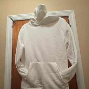 Forever 21 White Hoodie Sweater